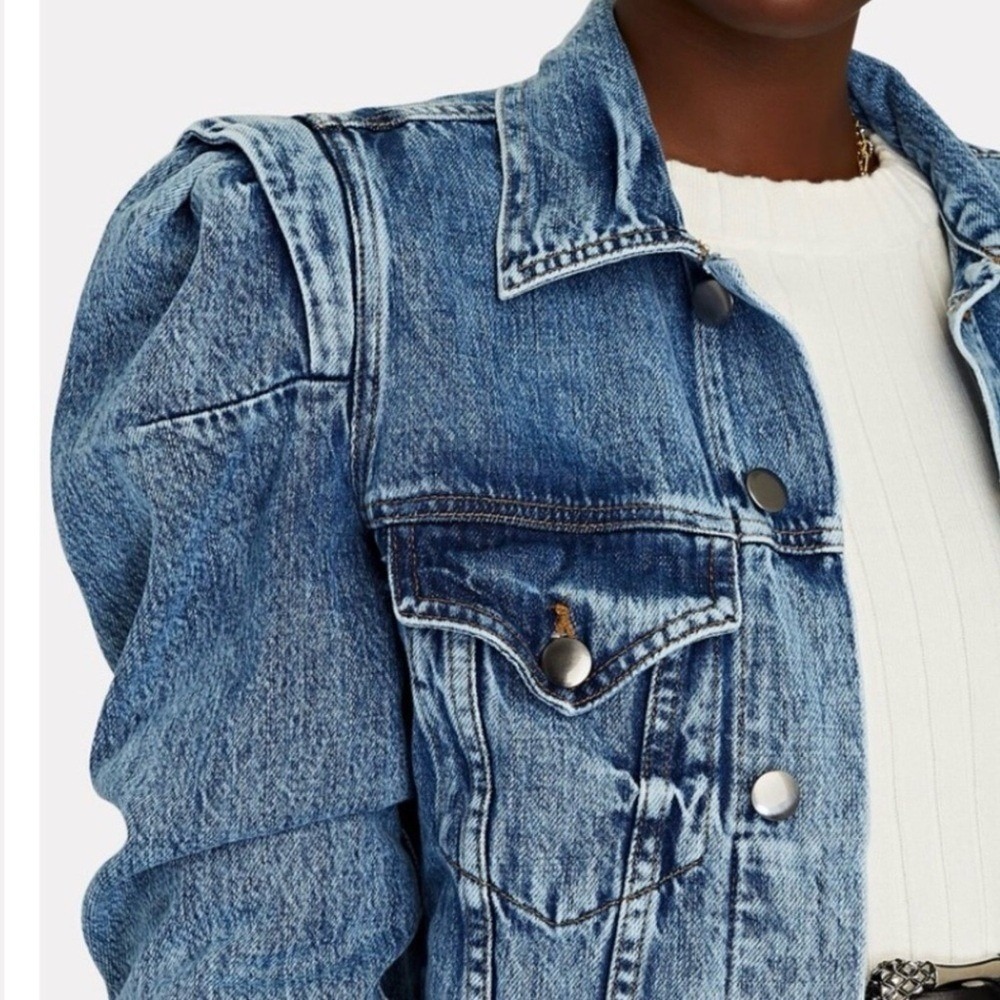 Frame Denim Blue Jean Jacket $375 - Picture 2 of 7